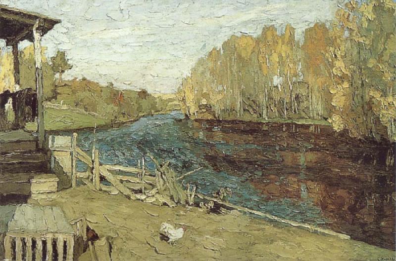 Stanislav Zhukovsky Autumn oil painting picture
